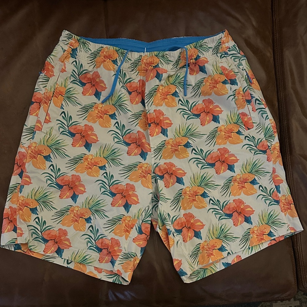 Birddogs Bird Dig Broomstick Athletic Shorts Lined Size Large L Long